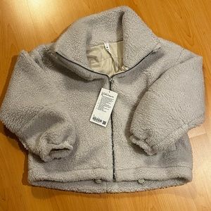 Lululemon cinchable fleece zip up